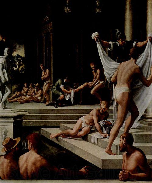 Girolamo Macchietti Baths at Pozzuoli Spain oil painting art